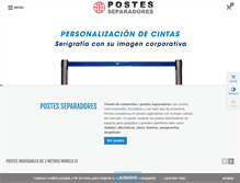 Tablet Screenshot of postesseparadores.net